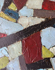 RED + BLUE ABSTRACT