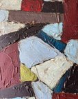 RED + BLUE ABSTRACT