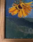 SUNFLOWER ON BLUE