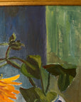 SUNFLOWER ON BLUE