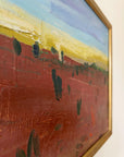 RED ABSTRACT LANDSCAPE