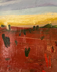RED ABSTRACT LANDSCAPE