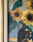 VASE OF SUNFLOWERS