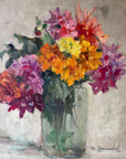 SUNLIT DAHLIAS