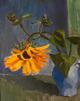 SUNFLOWER ON BLUE