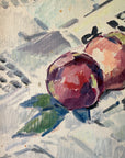 PEACHES ON LINEN