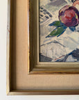 PEACHES ON LINEN