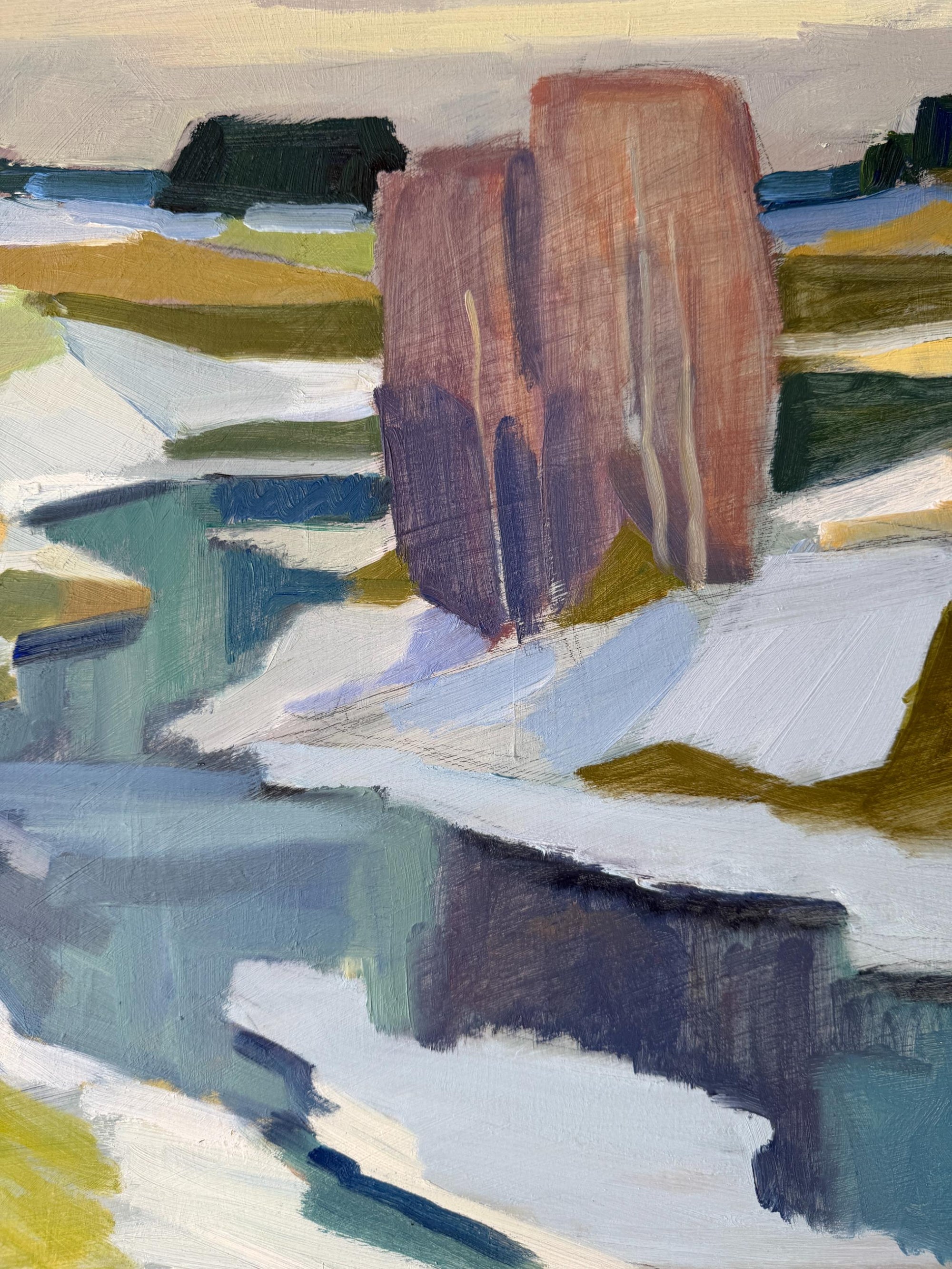 RIVER IN WINTER