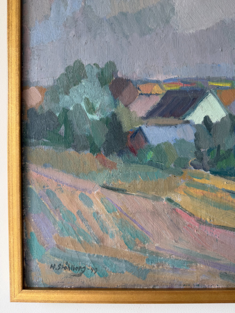 VILLAGE IN SUMMER LIGHT