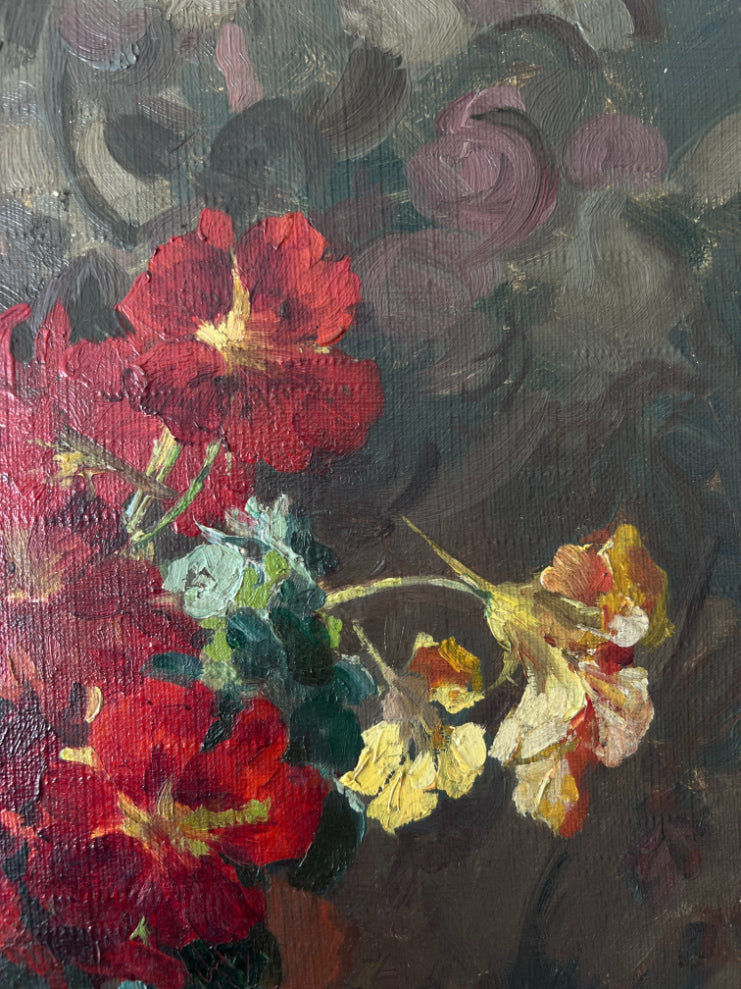 RED NASTURTIUMS