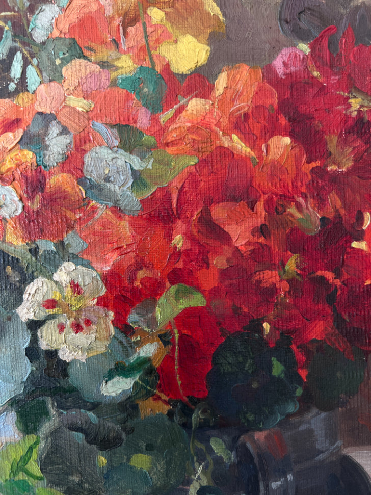 RED NASTURTIUMS