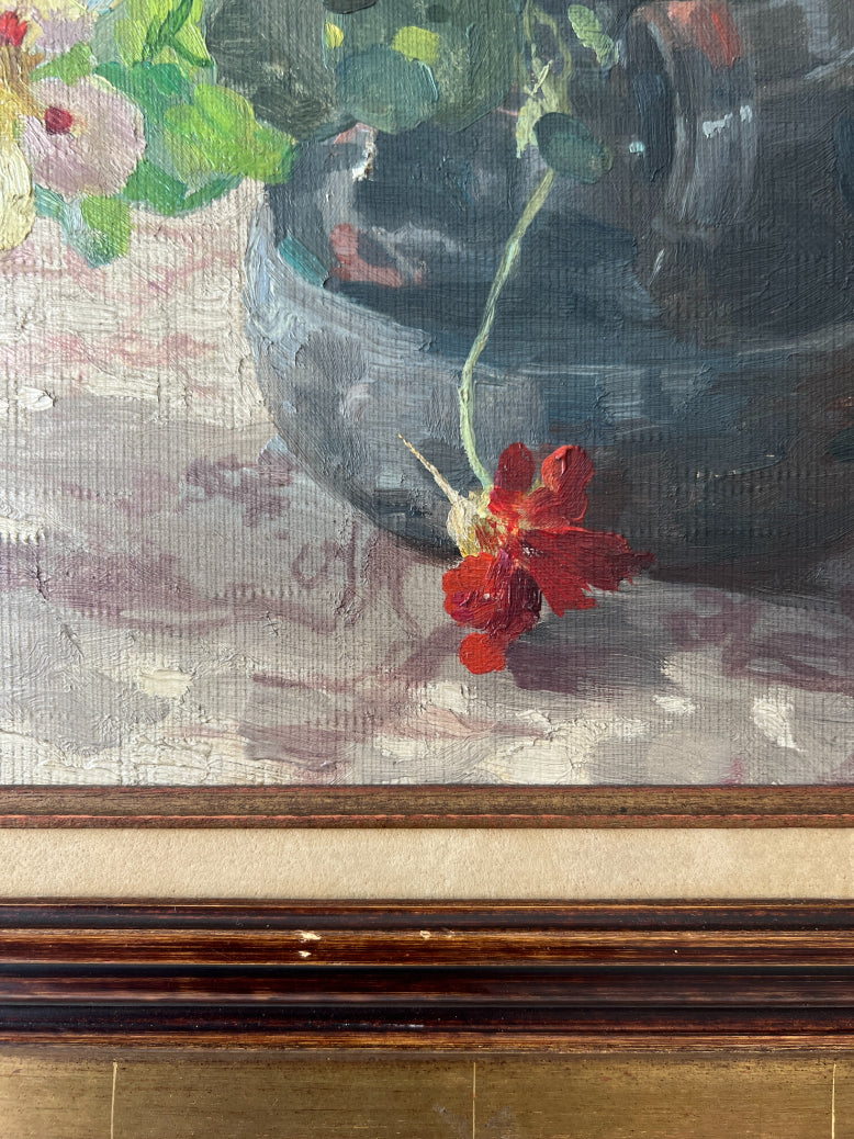 RED NASTURTIUMS