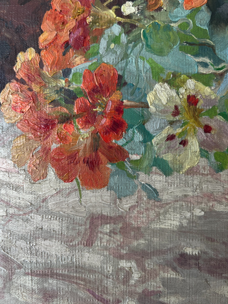 RED NASTURTIUMS