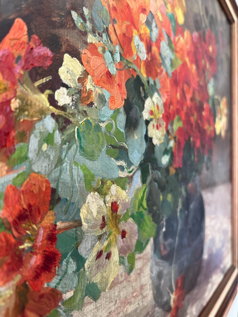 RED NASTURTIUMS
