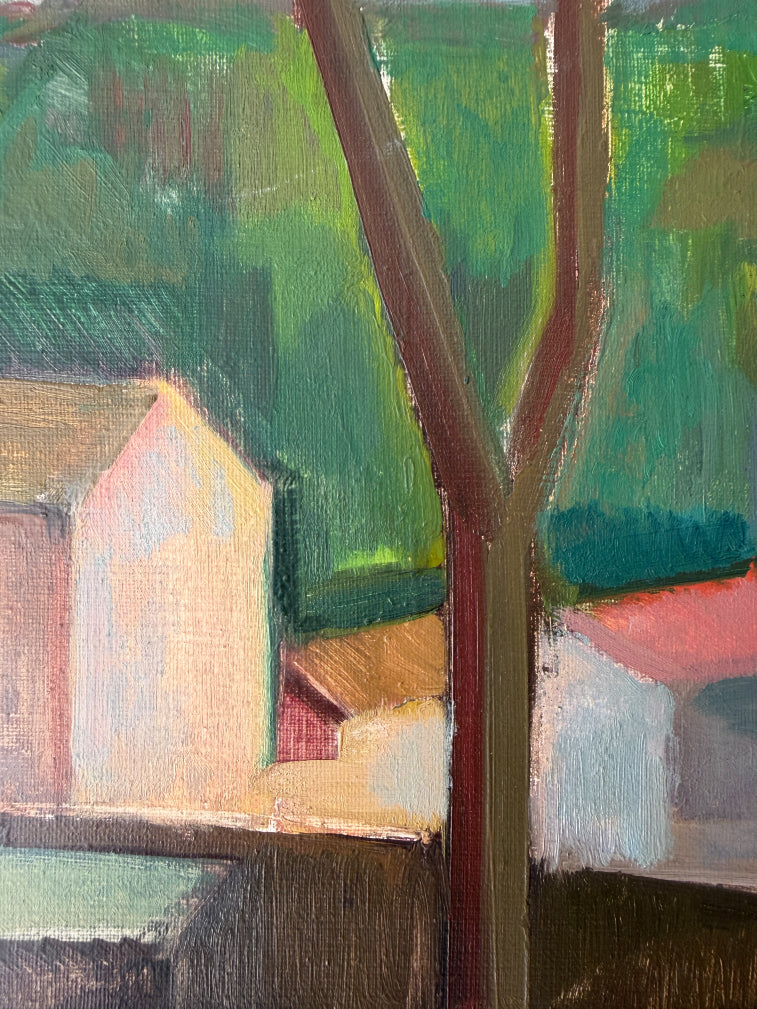 HOUSE BENEATH TREES