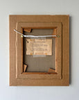 Reverse of a vintage painting oil on canvas