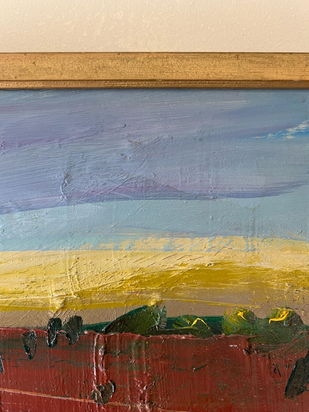 RED ABSTRACT LANDSCAPE