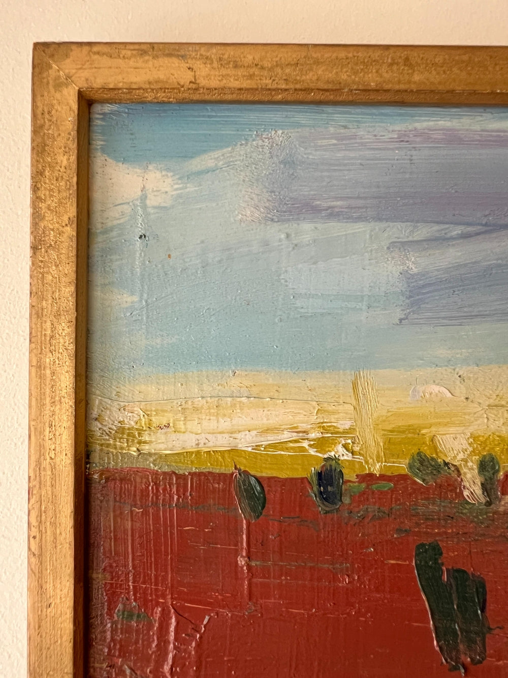 RED ABSTRACT LANDSCAPE