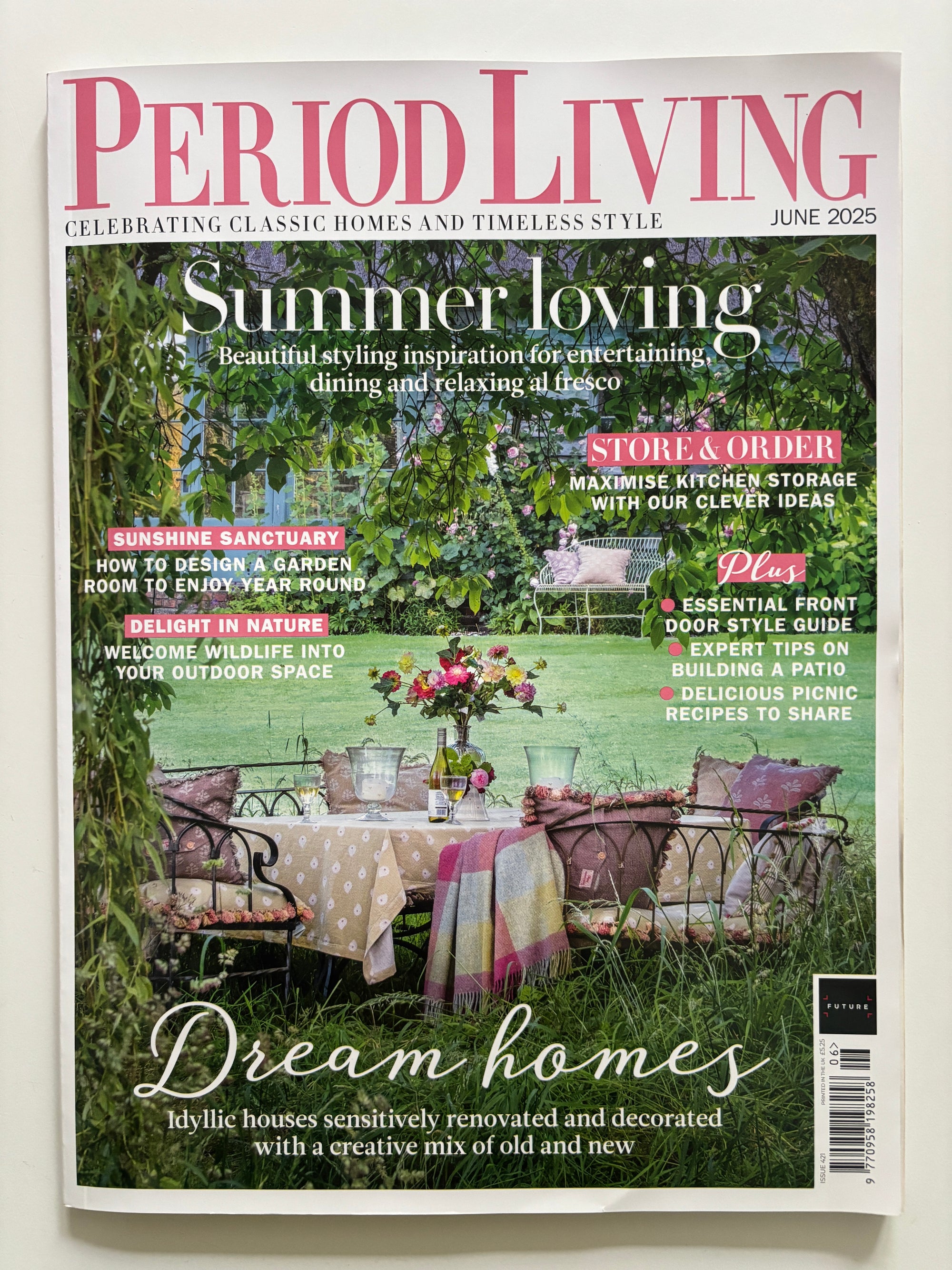 period living magazine featuring hue 
