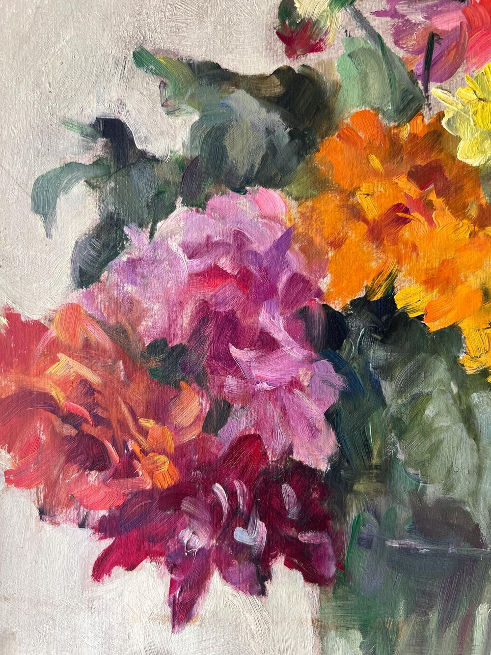 SUNLIT DAHLIAS