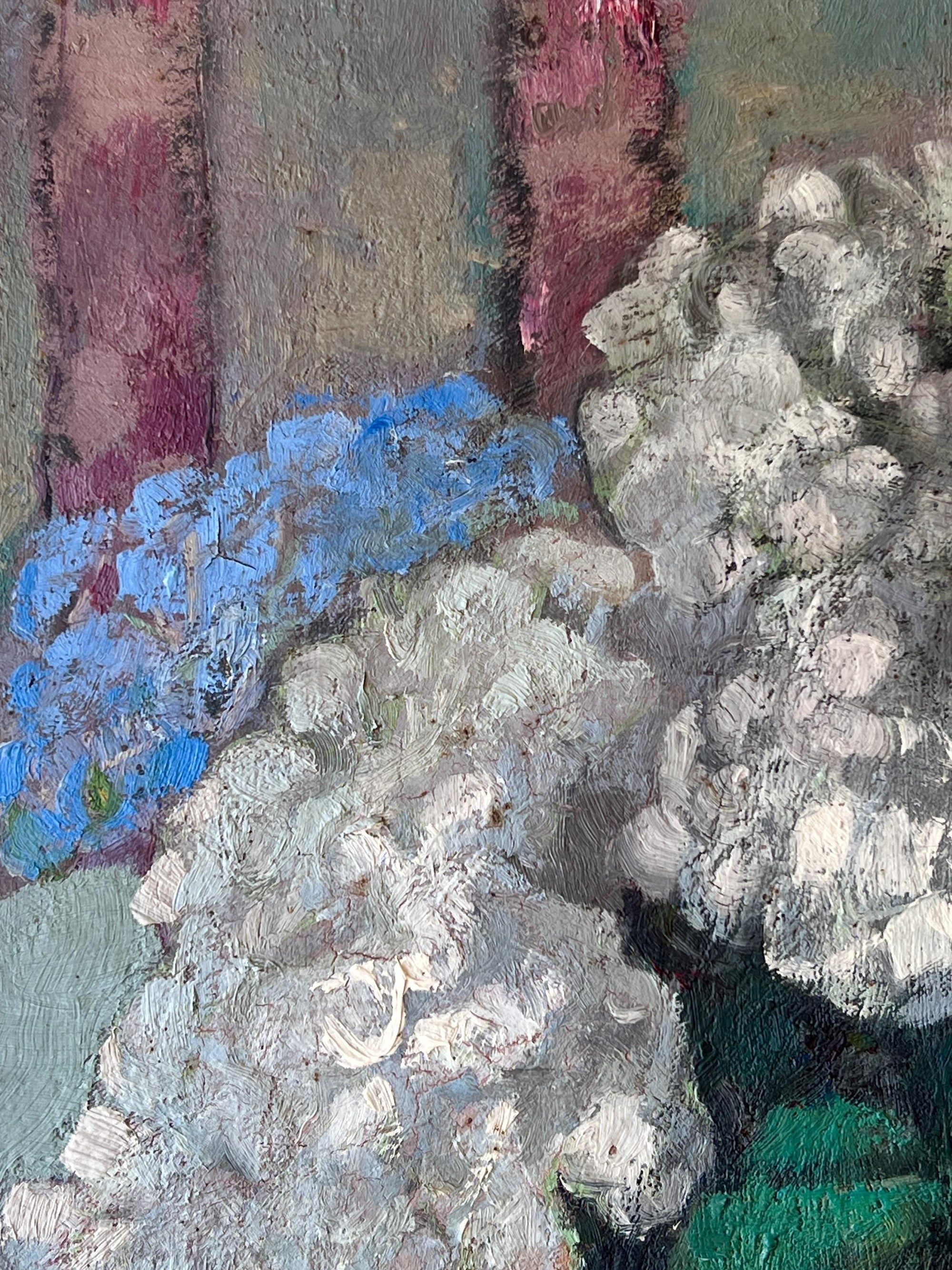 BLUE &amp; WHITE HYDRANGEAS